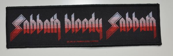 Patch Sabbath Bloody Sabbath (4,7 x 18,7 cm)