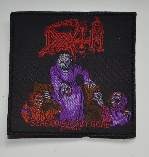 Patch Scream Bloody Gore (9,5 x 9,5 cm)