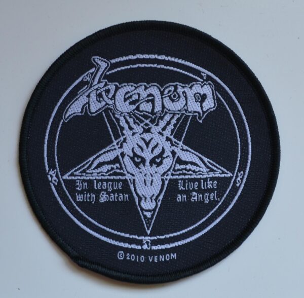 Patch In League With Satan (9,5 x 9,5 cm)