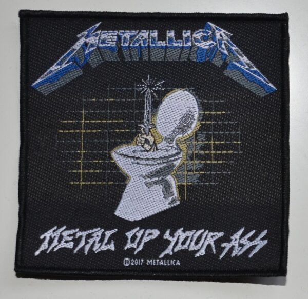 Patch Metal Up You Ass (10,3 x 10,3 cm)
