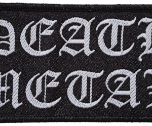 Patch Death Metal (4,8 x 9,9 cm)