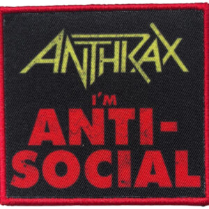 Patch Anti-Social (7,6 x 8,1 cm)