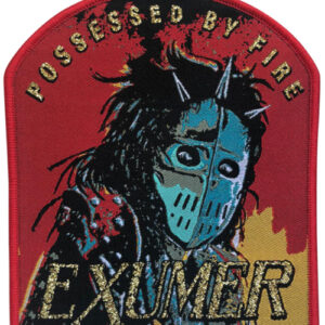 Patch Possessed By Fire Red Border (11,1 x  9,8 cm