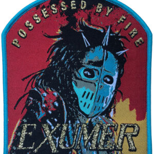 Patch Possessed By Fire Blue Border (11,1 x  9,8 c
