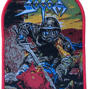 Patch 40 Years At War Red Border (10,9 x  8,3 cm)