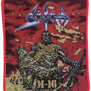 Patch M-16 Red Border (12,4 x  11 cm)