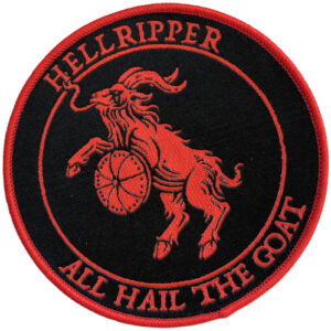 Patch All Hail The Goat Red (9 cm)