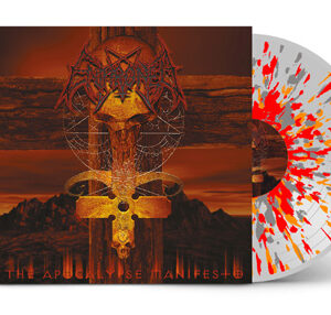 Apocalypse Manifesto (Red, orange splatter)