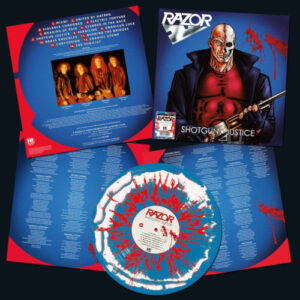 Shotgun Justice (Blue/White/Red Splatter Vinyl LP)