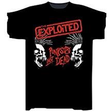 T/S Punks Not Dead / Skulls (XXL)