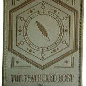 Patch Feathered Host Natural (10 x 7 cm)