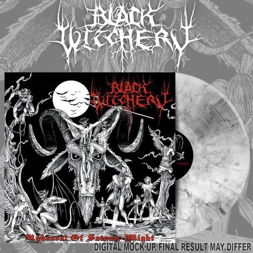 Upheaval of Satanic Might (White/Black Vinyl LP)